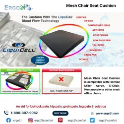Ergo21 Mesh Chair Seat Cushion: Comfortable and Supportive Seating