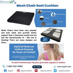 Breathable Mesh Chair Seat Cushion: Comfortable Support for Extended Sitting