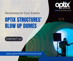 Revolutionize Your Events with Optix Structures’ Blow Up Domes!
