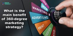 What is the main benefit of a 360-degree marketing strategy?