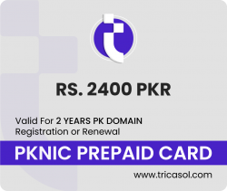 PKNIC Domain Registration [.pk Domain & Prepaid Cards]