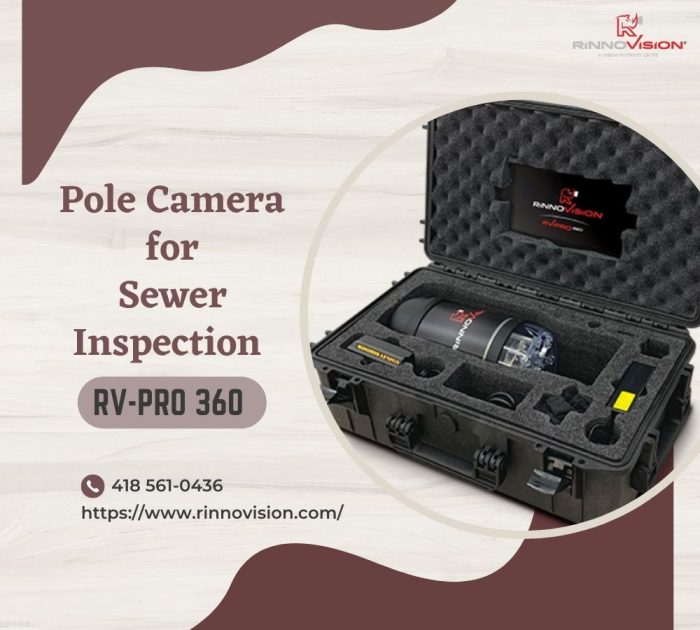 RV-PRO 360 Pole Inspection Camera for Hard Inspection Projects