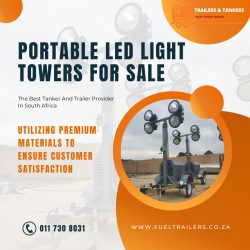 Portable Led Light Towers For Sale – Fuel Trailers