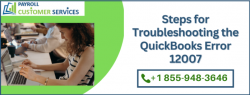 Quick & Easy Ways To Fix QuickBooks Error 12007