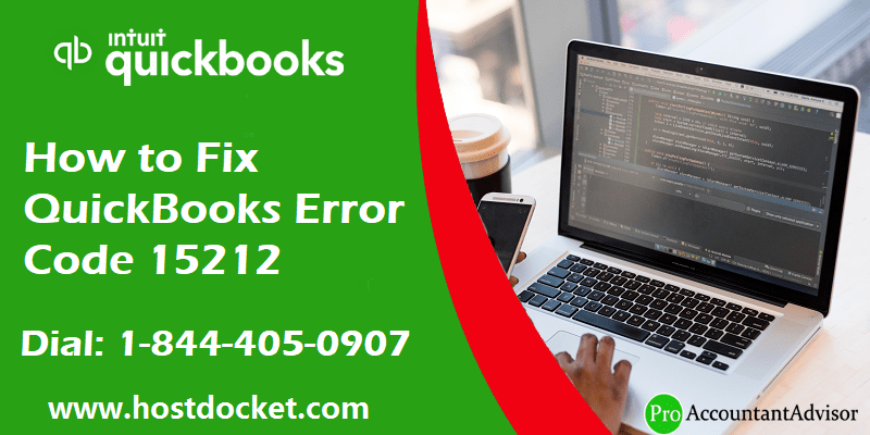 How to Fix QuickBooks Error Code 15212?