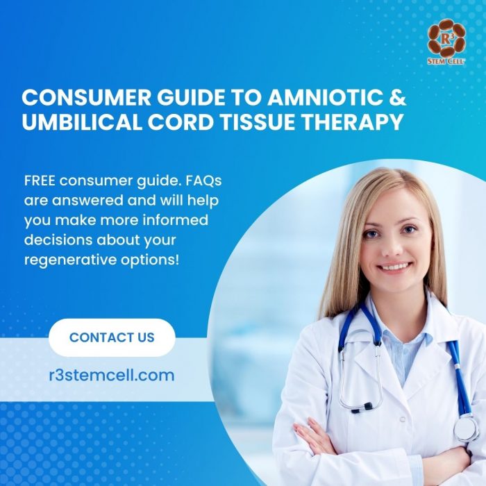 R3 Stem Cell: Consumer Guide to Amniotic & Umbilical Cord Tissue Therapy | Dr. David Greene