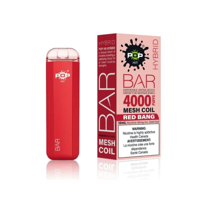 Pop Hybrid Bar 4000 Puff Disposable Vape Device-5ct