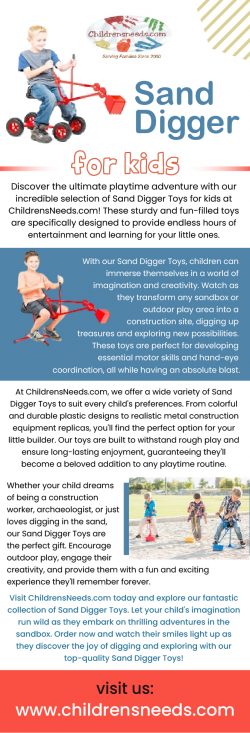 Discover Exciting Sand Digger Toys for Kids – Children’s Needs