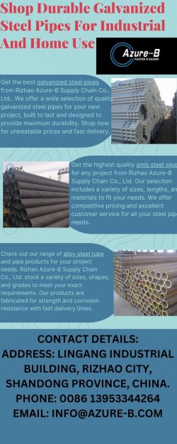 Galvanized Steel Pipes Durable and Corrosion-Resistant Solutions