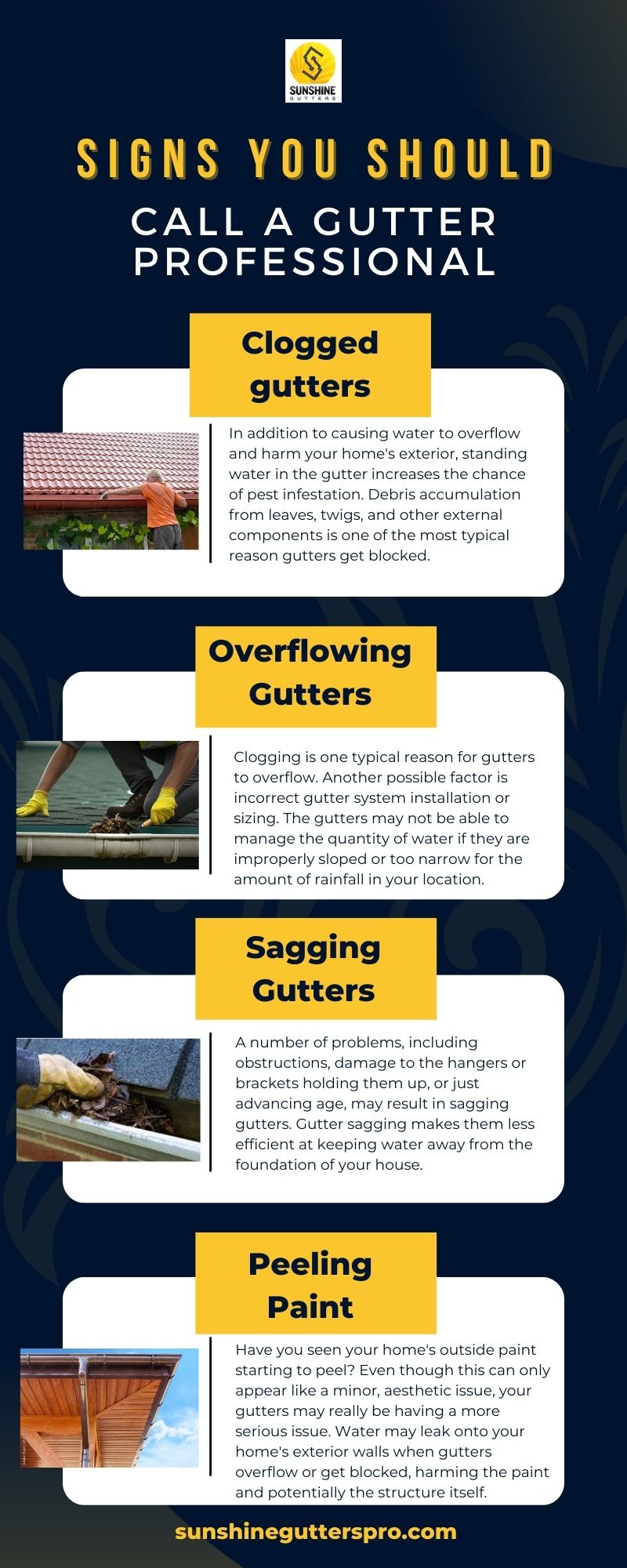 Signs You Should Call a Gutter Professional