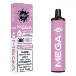 Pop Hybrid Mega 5000 Puff Disposable Vape Device-10ct