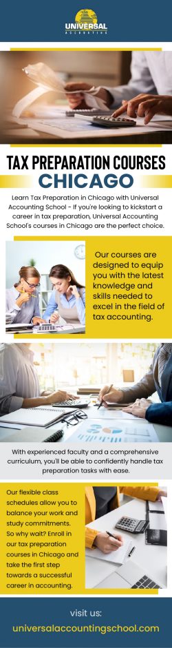 Tax Preparation Courses in Chicago – Learn with Universal Accounting School