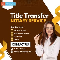 Title Transfer Notary Services
