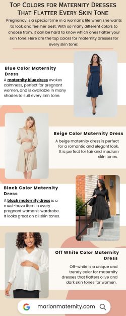Top Colors for Maternity Dresses That Flatter Every Skin Tone