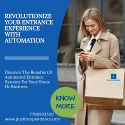 Make a Statement with Our High-Tech and Reliable Automated Entrance Systems