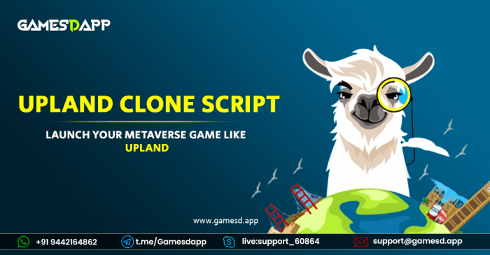 Upland Clone Script – GamesDapp