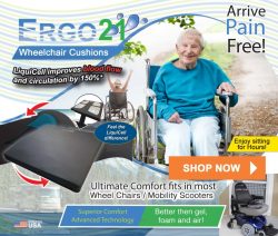 Ergo21 Wheelchair Cushion – Superior Comfort and Pressure Relief for Extended Sitting