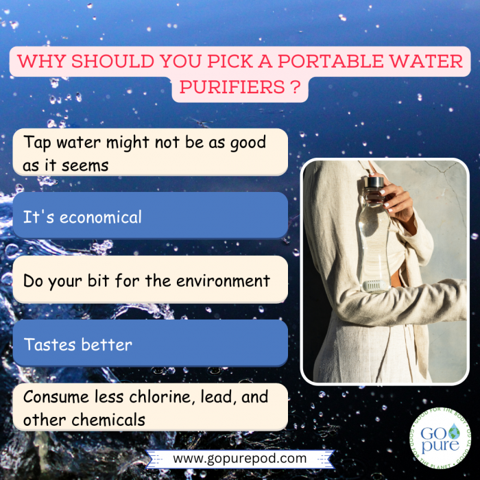 Why should you pick a portable water purifiers?