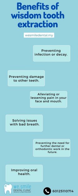 Benefits of wisdom tooth extraction