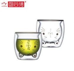 Cute glass cups，Cute double glass cups | MSD