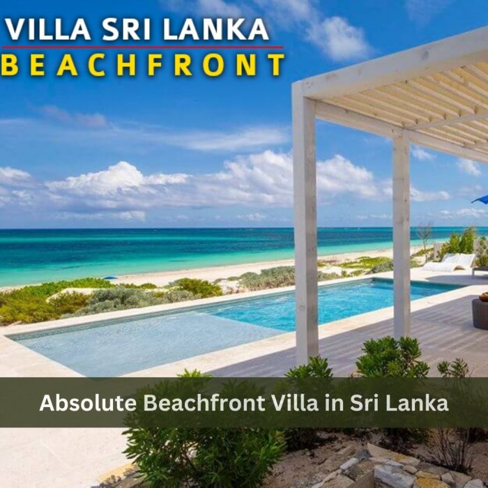Absolute Beachfront Villa in Sri Lanka