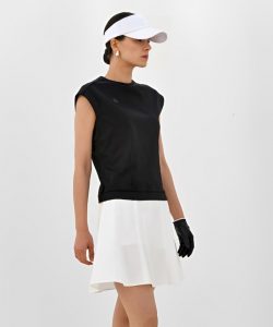 Anell Golf Slim Fit Full Skirt – White