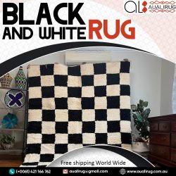 Black And White Rug