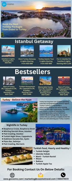 Book Packages from Dubai to Turkey – Gocozmo.com