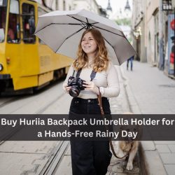 Buy Huriia Backpack Umbrella Holder for a Hands-Free Rainy Day