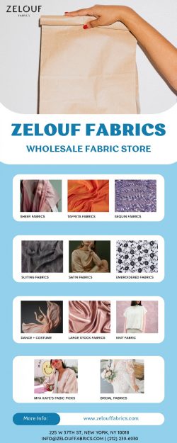 Buy Wholesale Fabric from Zelouf Fabrics