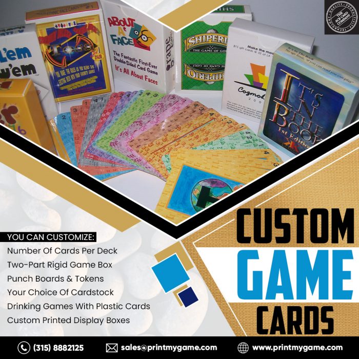 Custom Game Cards