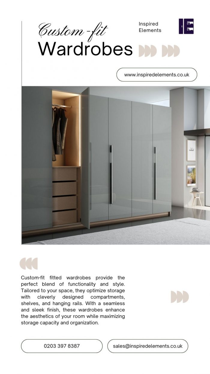 Custom-fit fitted wardrobes | Inspired Elements | London