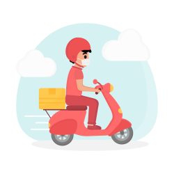 How can a Doordash clone app ensure the safety of delivery drivers?