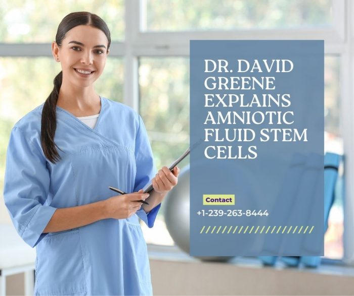 Dr. David Greene explains Amniotic Fluid Stem Cells