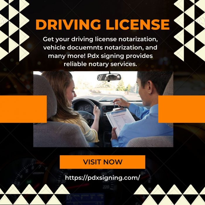 Driving License Notarization