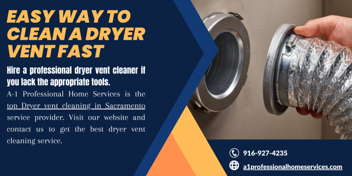 Easy Way to Clean a Dryer Vent Fast