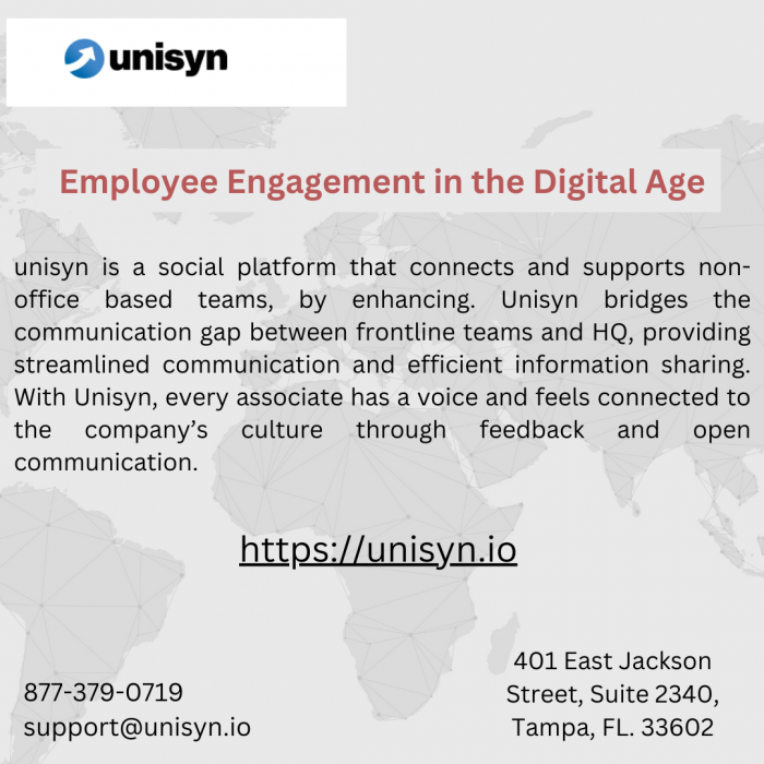 Employee Engagement in the Digital Age