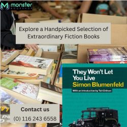 Uncover Extraordinary Worlds: Exceptional Fiction Books at Monster Bookshop