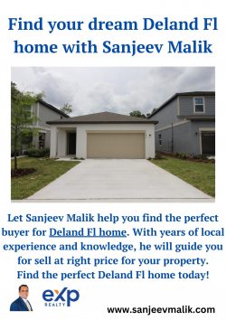 Find your dream Deland Fl home with Sanjeev Malik