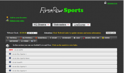 Firtsrowspots (soccer, nhl, mlb, wwe, ufc, boxing, formula 1, motogp, nascar, tennis, golf, cricket)