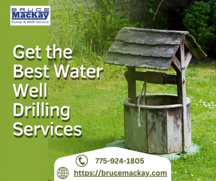 Get the Best Water Well Drilling Services