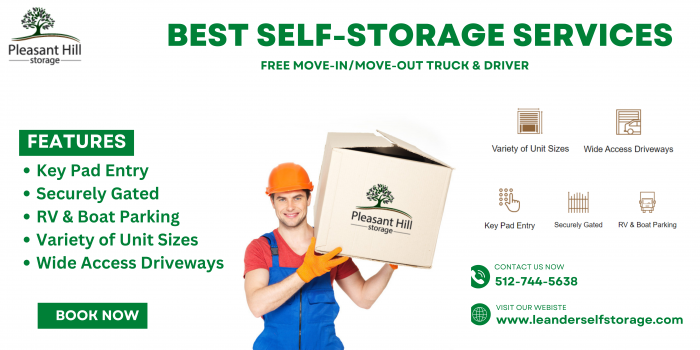 Get Affordable Best Self Storage Units & Facilities in Leander, Texas