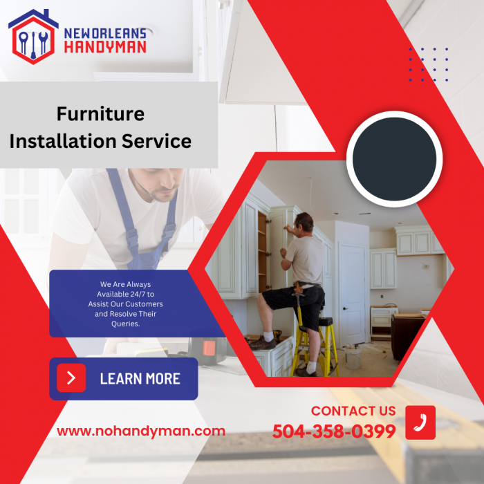Furniture Installation Service – New Orleans Handyman LLC