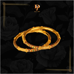 Brilliantly Crafted Gold Bangles Design