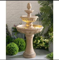 Sandstone carved water fountain