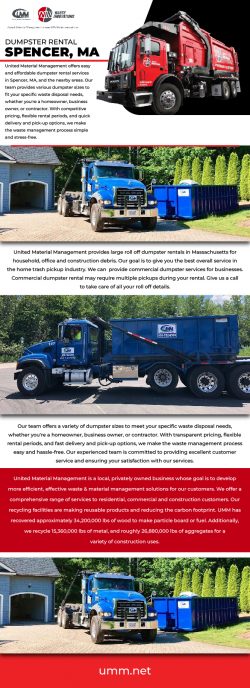 Easy and Affordable Dumpster Rental in Spencer, MA – Get a Quote Today!