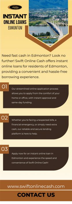Swift Online Cash: Your Solution for Instant Online Loans in Edmonton