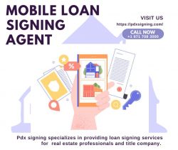 Loan signing services for real estate professionals and title company