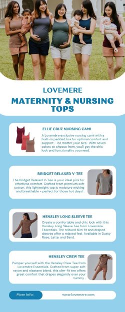 Maternity and Nursing Tops – Lovemere