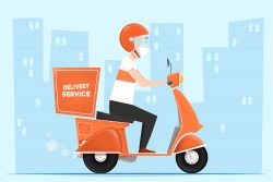 Are there any delivery fees associated with the multi restaurant food delivery app?